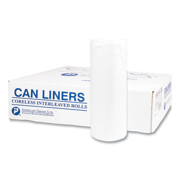 Inteplast Group High-density Commercial Can Liners Value Pack, 33 Gal, 14 Microns, 33" X 39", Clear, 250-carton freeshipping - TVN Wholesale